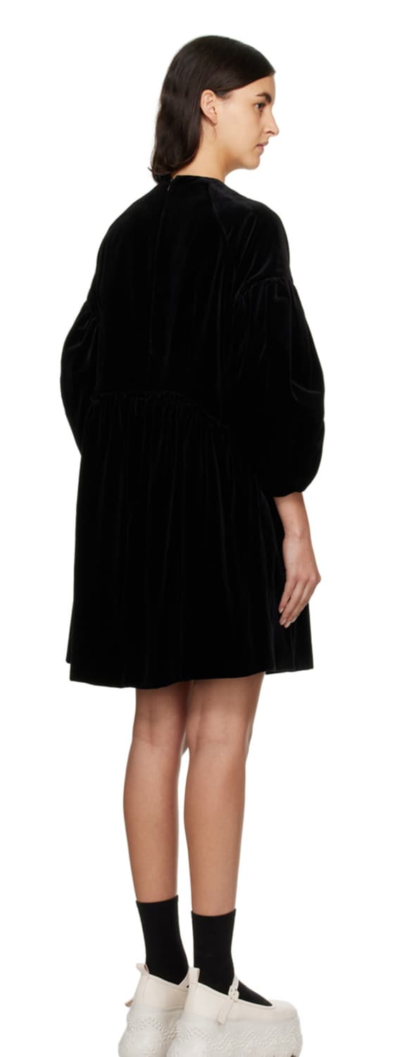Simone Rocha 벨벳 블랙미니드레스 상품이미지3