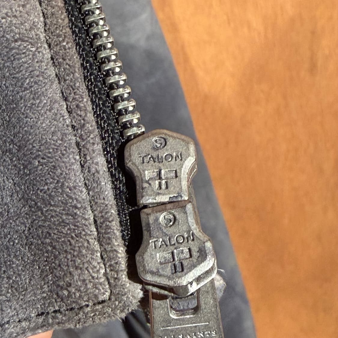 올세인츠 워시드 고트레더 스웨이드 봄버 자켓 L 염소가죽 상품이미지4