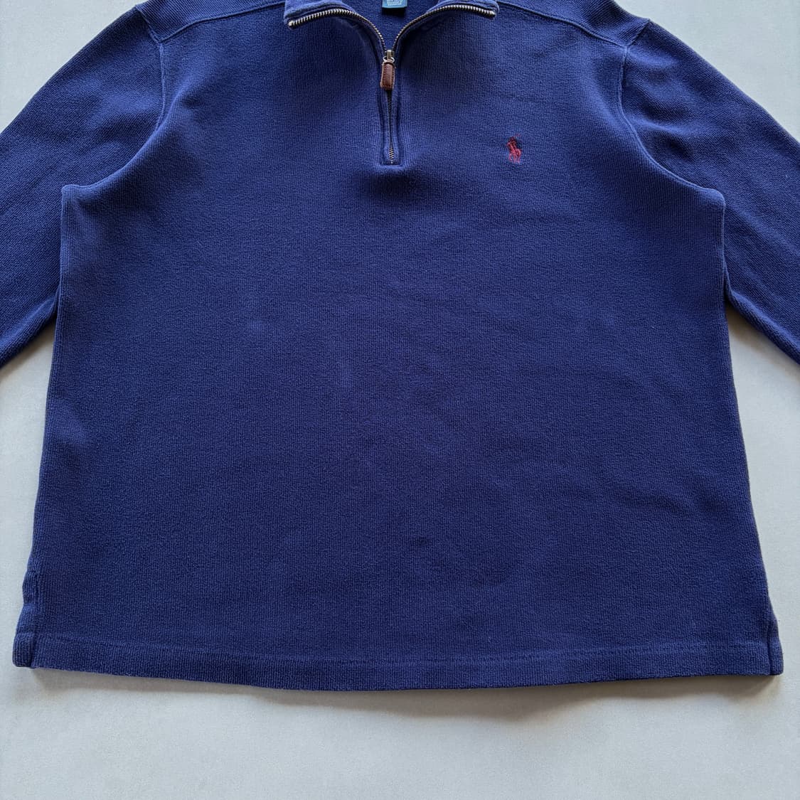 [M]폴로 랄프로렌 하프집업 반집업 코튼 니트 navy 상품이미지6