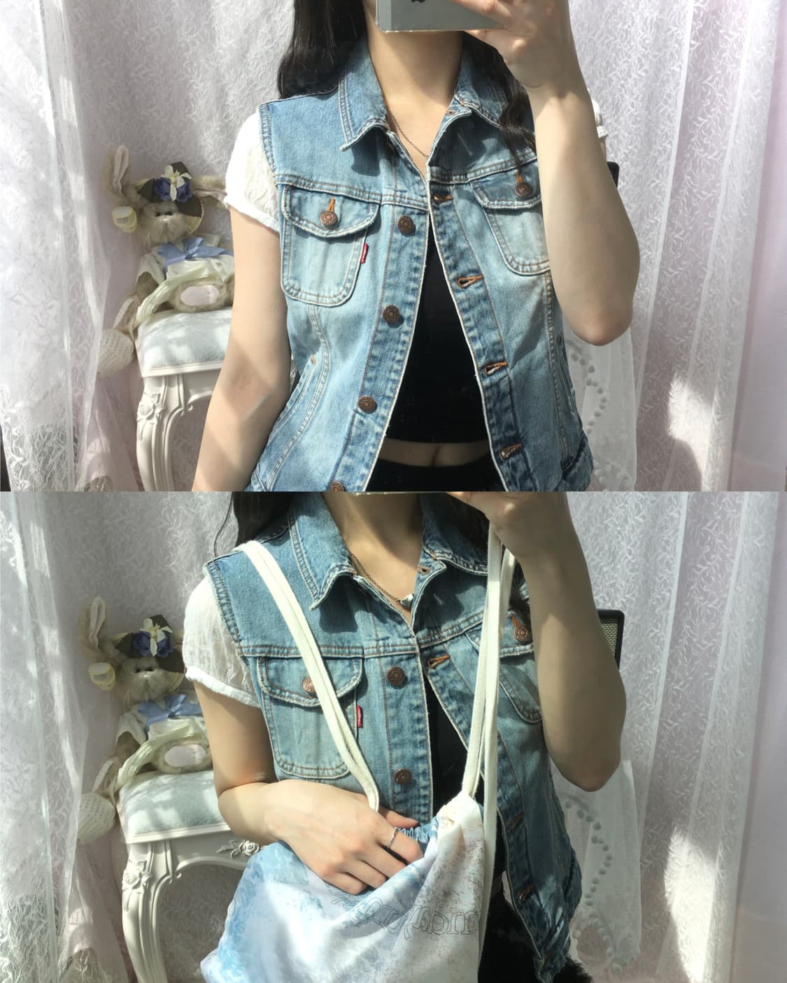 Levis denim vest 상품이미지2
