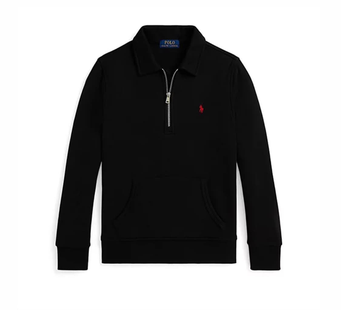 폴로 랄프로렌 보이즈 기모 반집업 상품이미지2