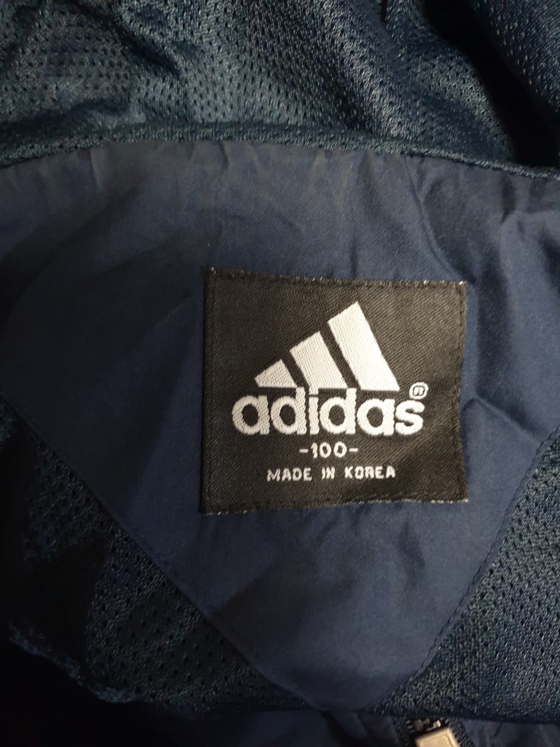 (90s) 아디다스 빈티지 비씨 심플 슈트 바람막이 네이비 (100) 상품이미지4