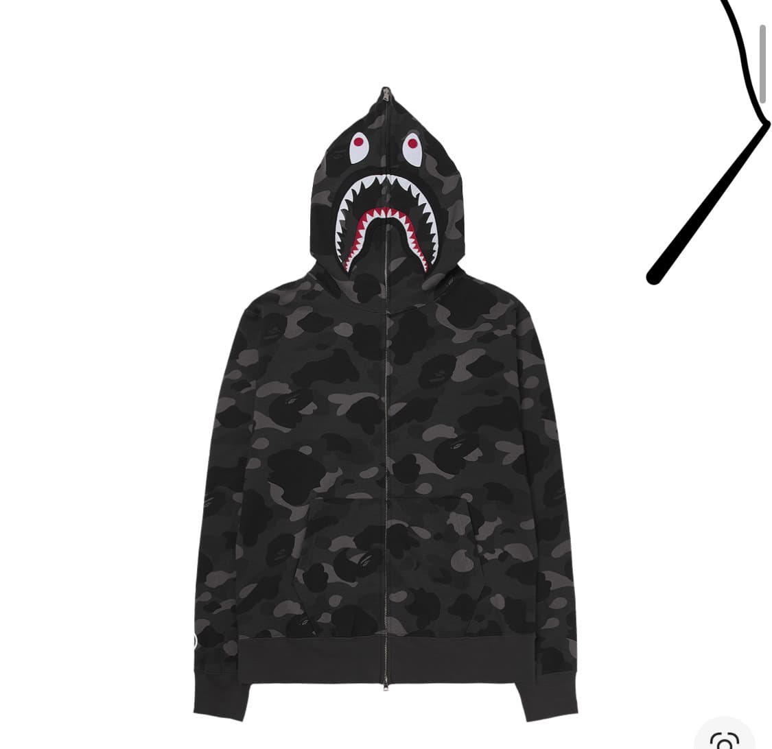 베이프 샤크후드 흑계 상품이미지1