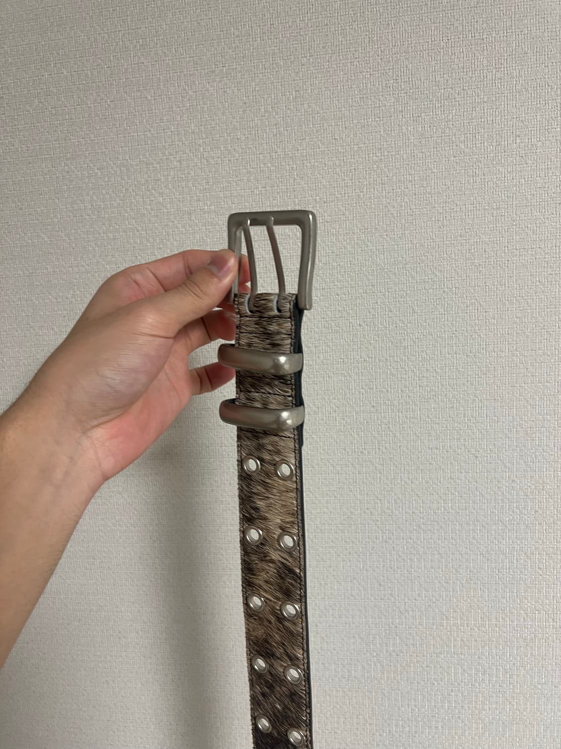 mjd kamien 더블 홀 벨트 오크 브라운 리퍼브 상품이미지2