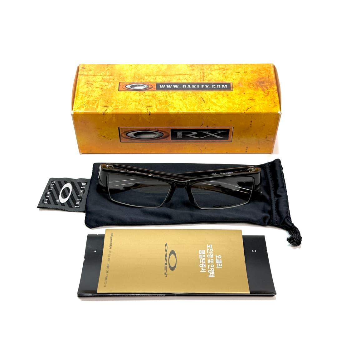 오클리 RX 더블다운 4.1 제팬핏 [05] 그레이 마블 미사용 새제품 상품이미지9
