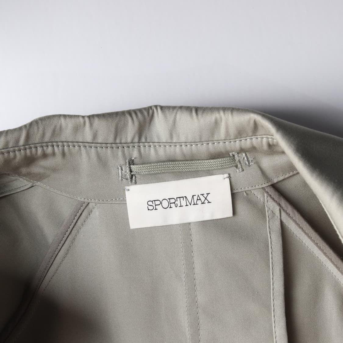 스포트막스 유니크 카라 디테일 코튼 트렌치코트 상품이미지6