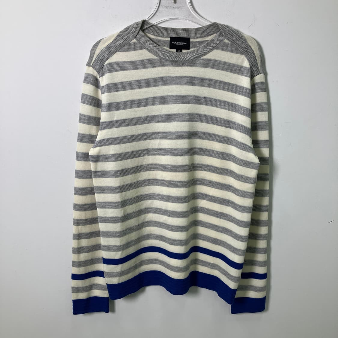 솔리드옴므 스트라이프 니트 105 상품이미지1