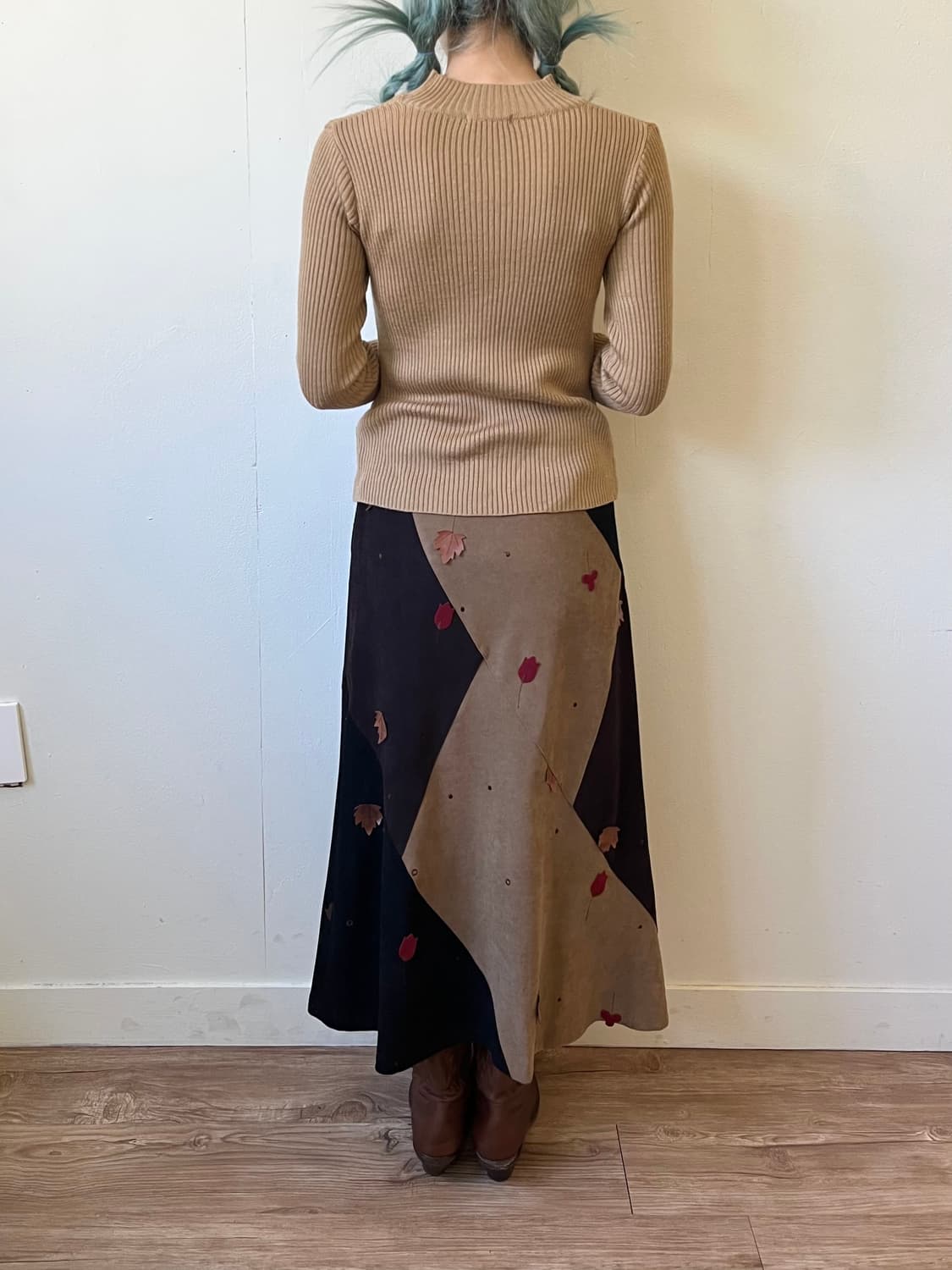 YONGI 패치 스커트 상품이미지10