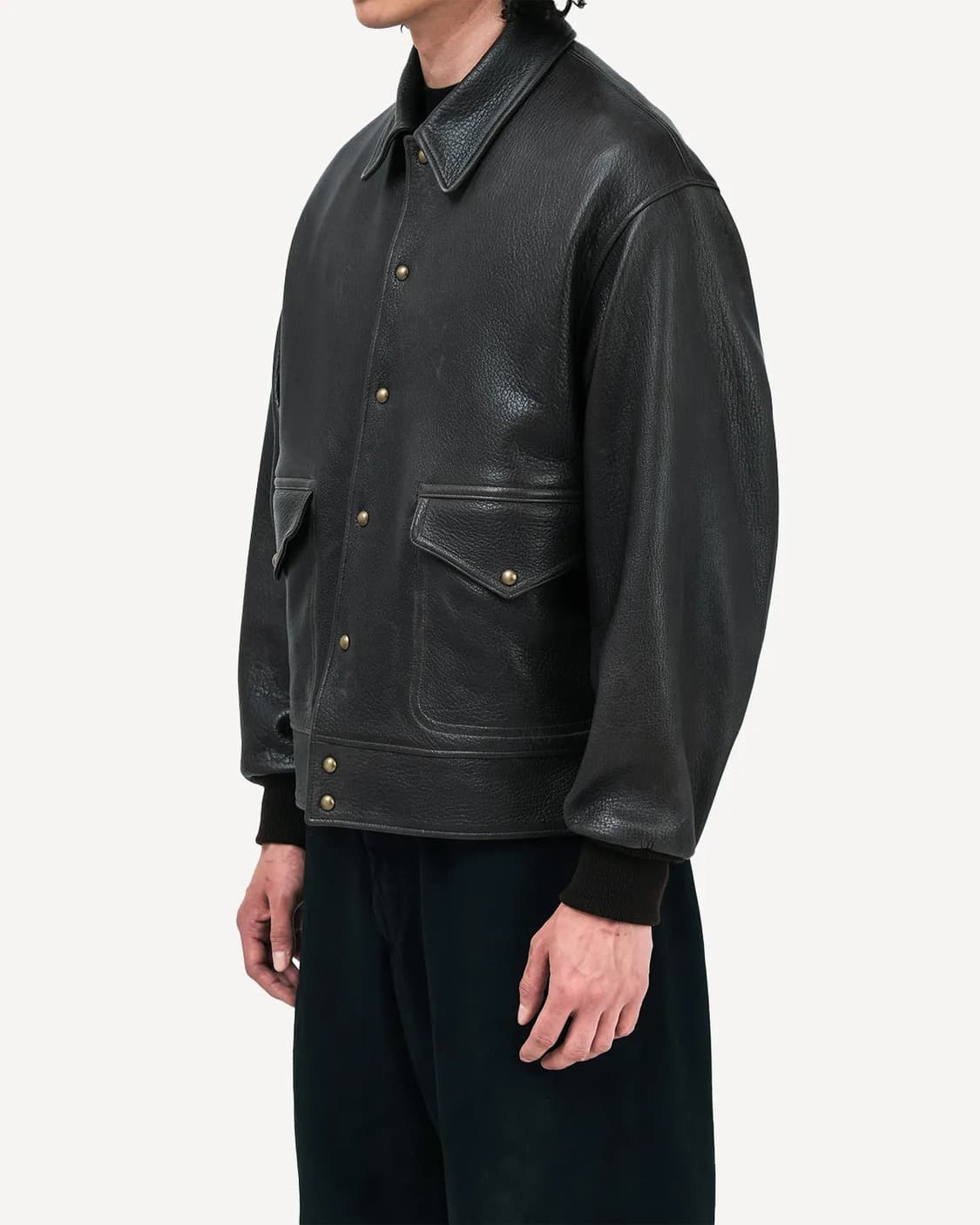 26ss Leather A-1 Flight Jacket 상품이미지9