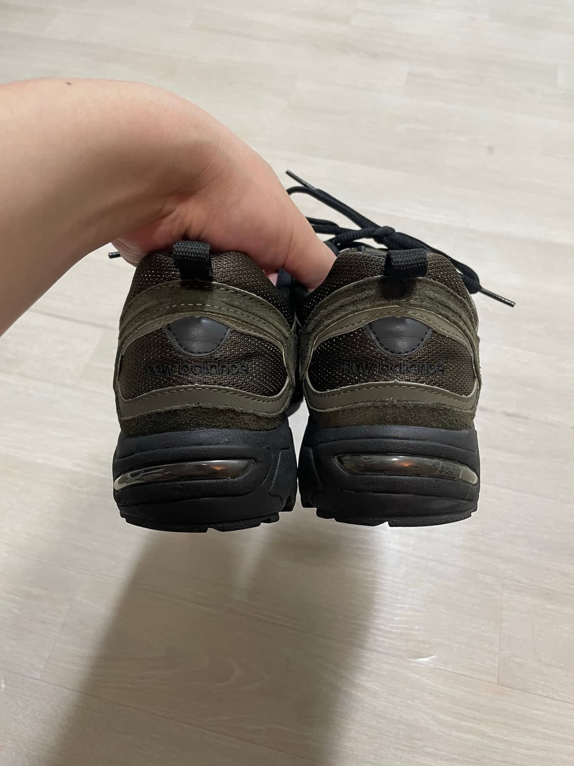 뉴발란스 878 카키 255사이즈 2회착 상품이미지3