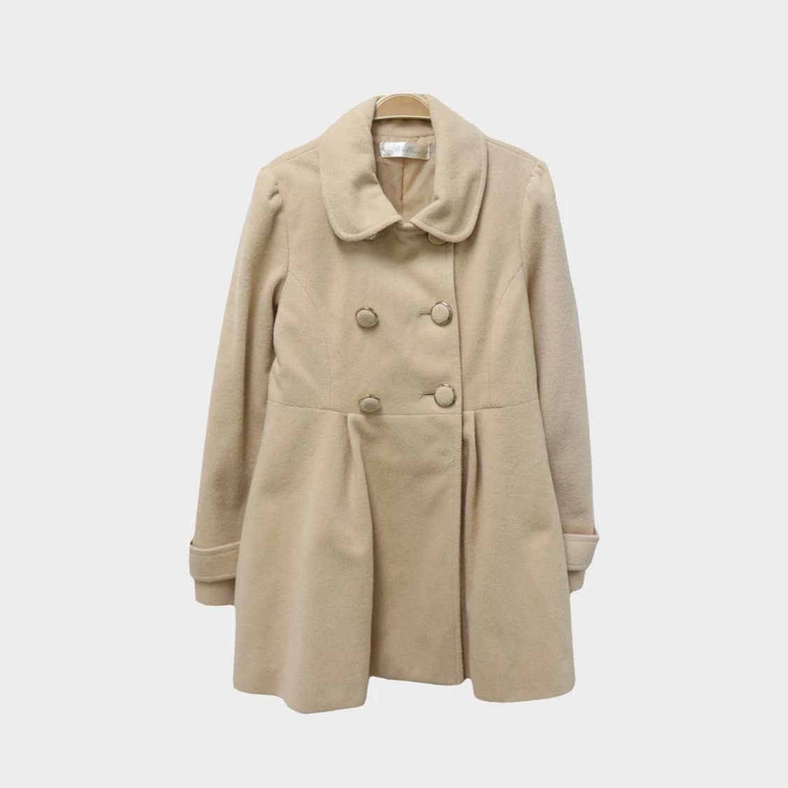 SHELLNA 오네갸루 더플 프릴 코트 63623 상품이미지1