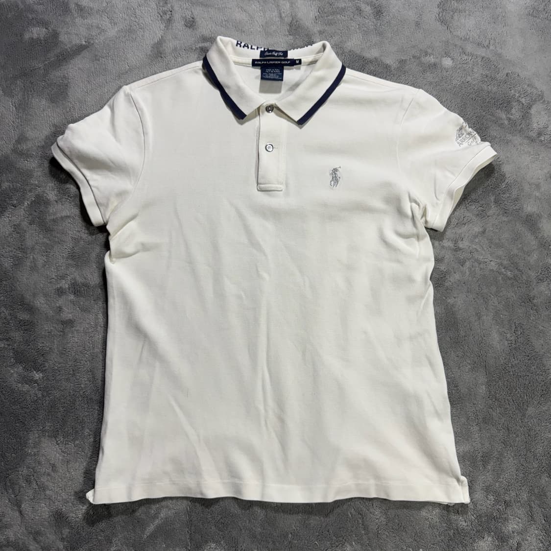 랄프로렌 골프 여성 화이트 반팔 카라티 상품이미지1