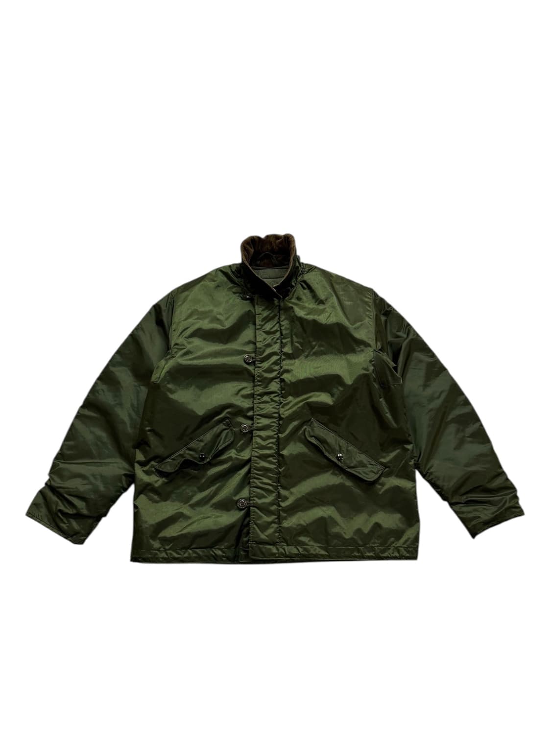 80s U.S NAVY 덱 자켓 오리지널 알파 인더스트리 상품이미지1