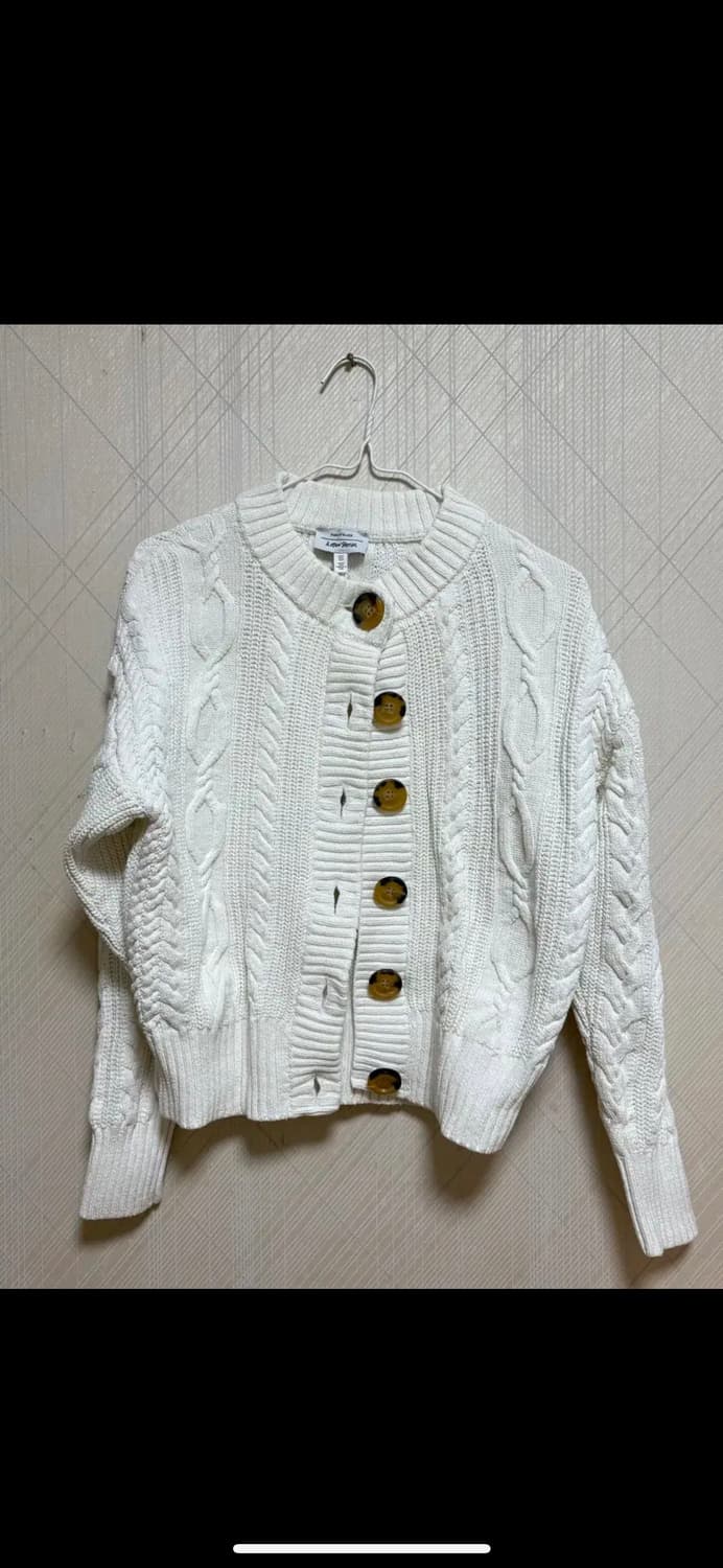 앤아더스토리즈 꽈배기 니트 가디건 S 상품이미지1