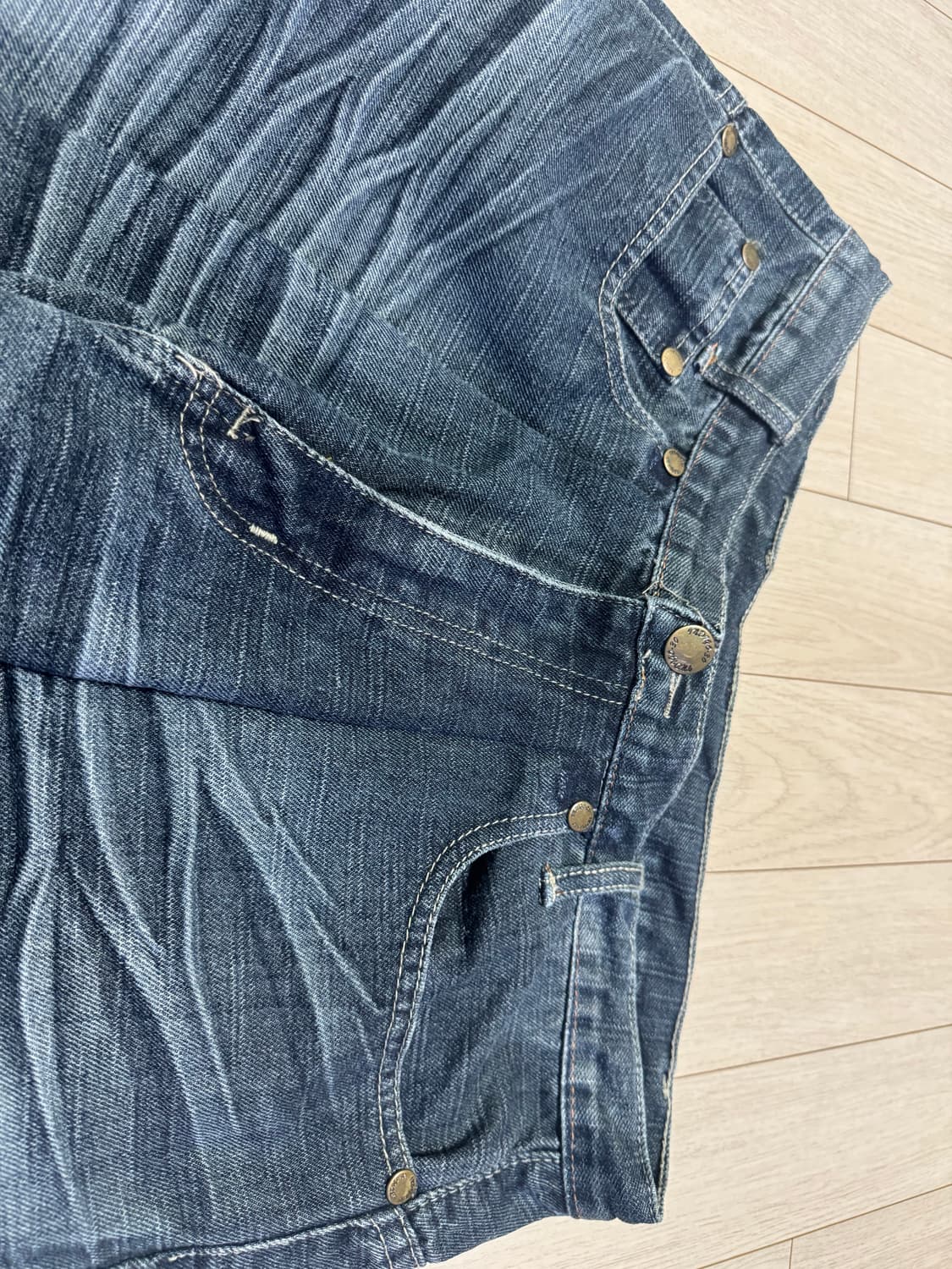 빈티지 자수포인트 워싱팬츠 상품이미지4