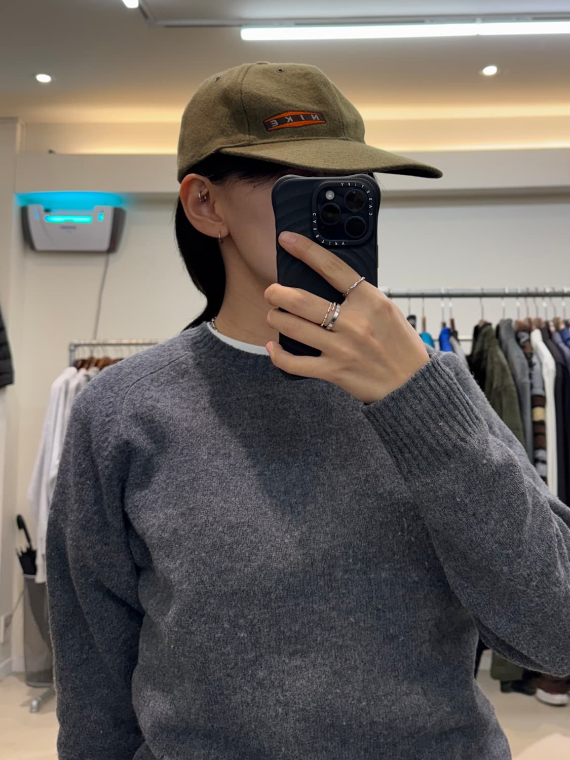 00s 나이키 올드스쿨 엠블럼 울 캡 상품이미지6