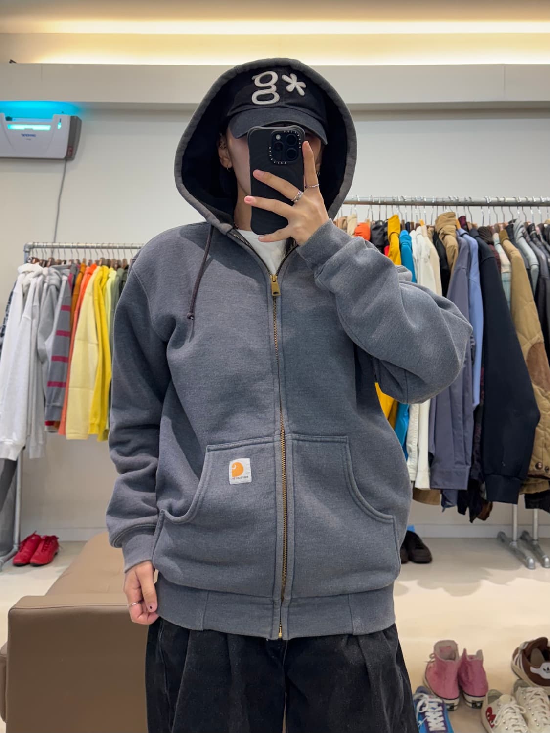 칼하트 써멀 후드집업 상품이미지5