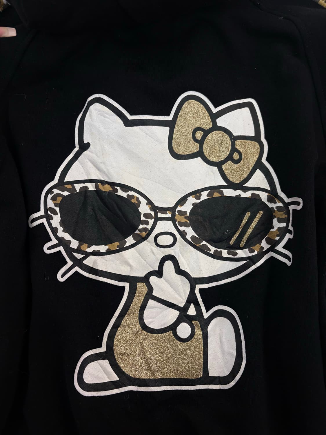 호피 선글라스 키티 후드집업 상품이미지5