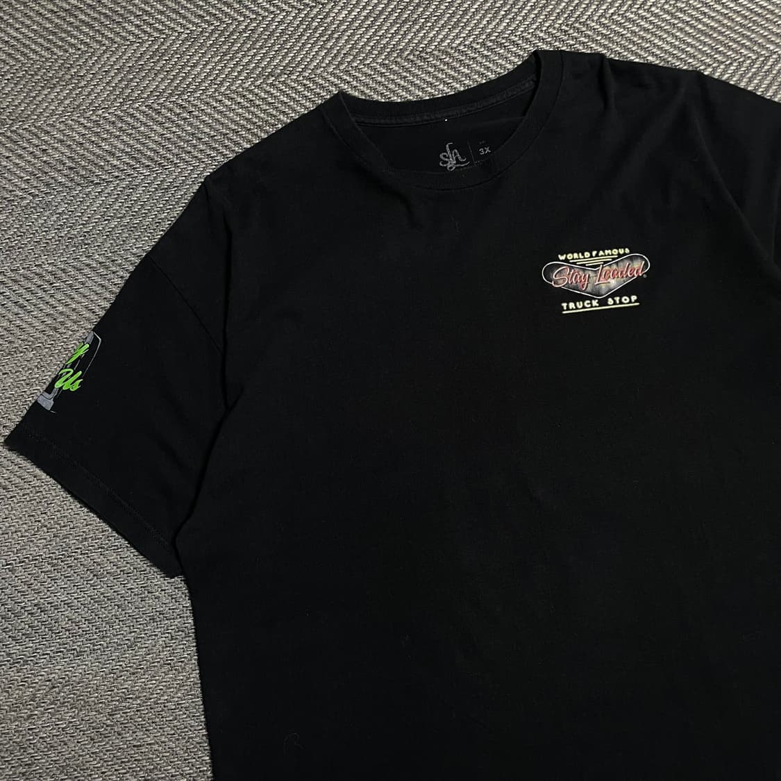 USA 빈티지 트럭 스탑 빅로고 반팔 티셔츠 o 5162 상품이미지4