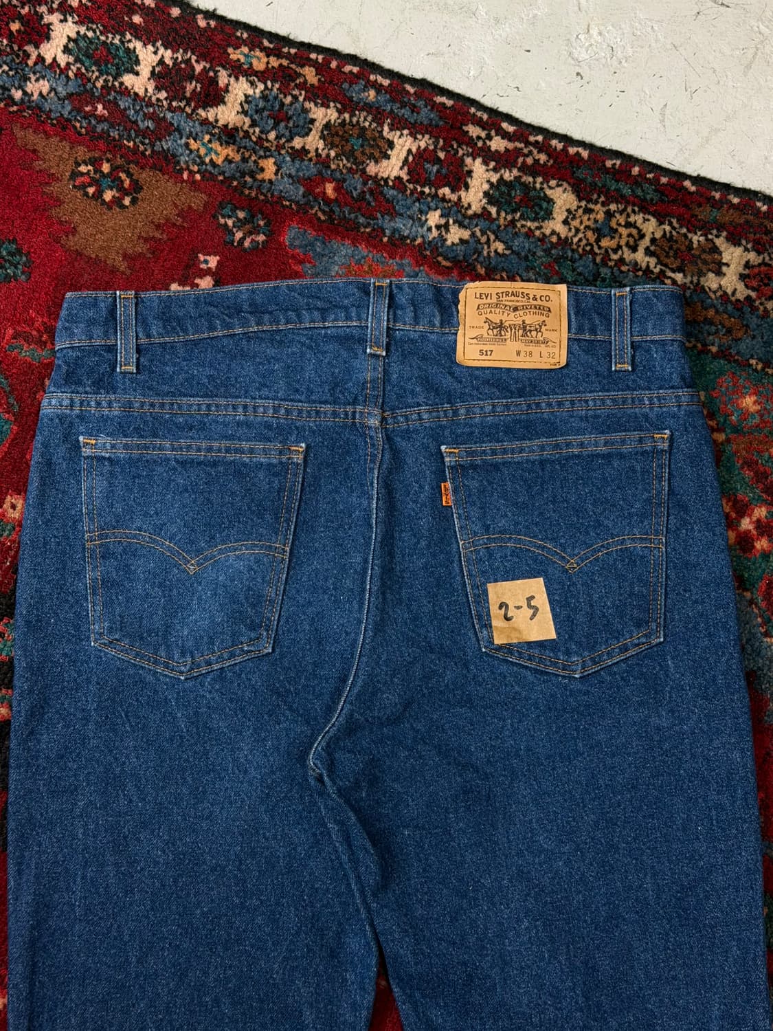 90’s USA 빈티지 리바이스 517 오렌지탭 부츠컷 리바이스 청바지 상품이미지6