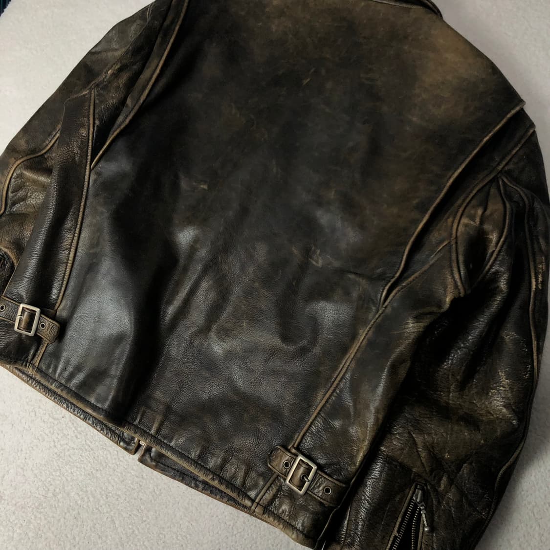 R.B.C 레더 봄버자켓  상품이미지6