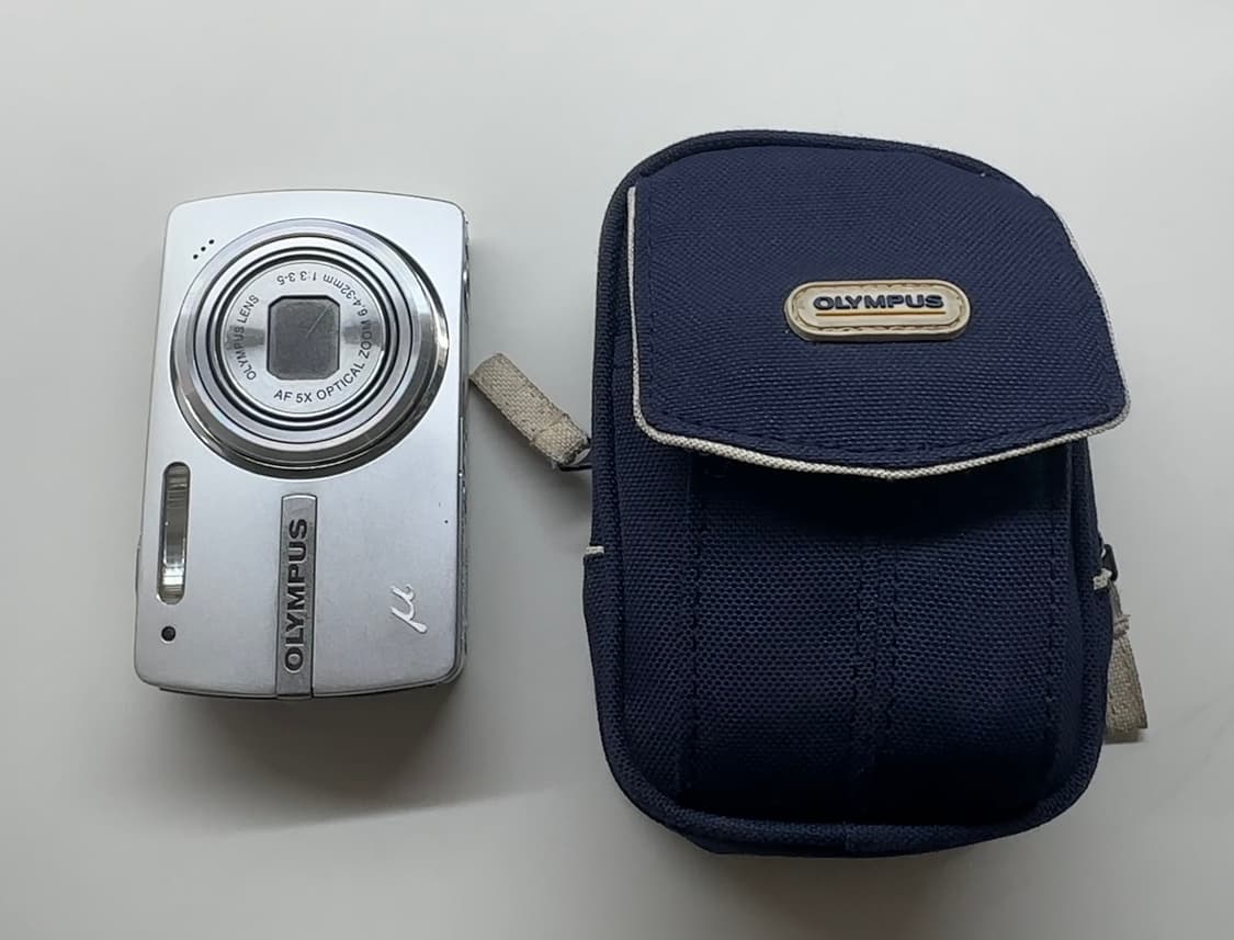 작례 첨부) 올림푸스 뮤 Olympus 820 실버 디지털 카메라 디카 상품이미지2