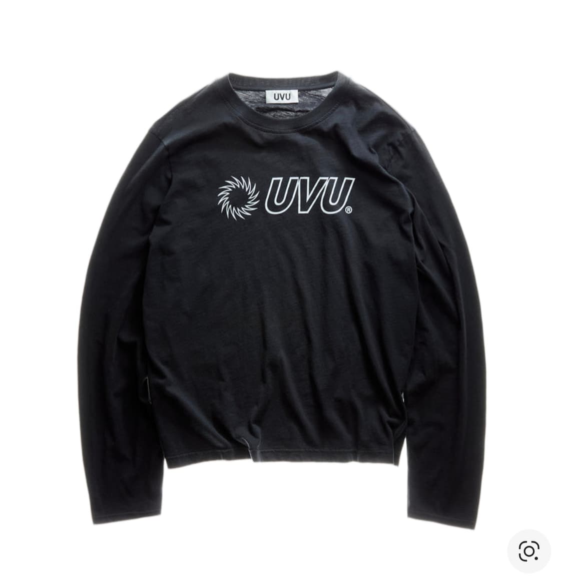 UVU L/S Cotton T-Shirt Black 상품이미지1