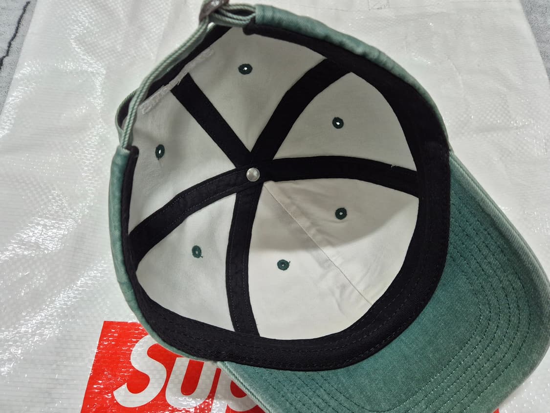 (os) 슈프림 피그먼트 S로고 캡 그린 다크틸 6패널 모자 상품이미지3