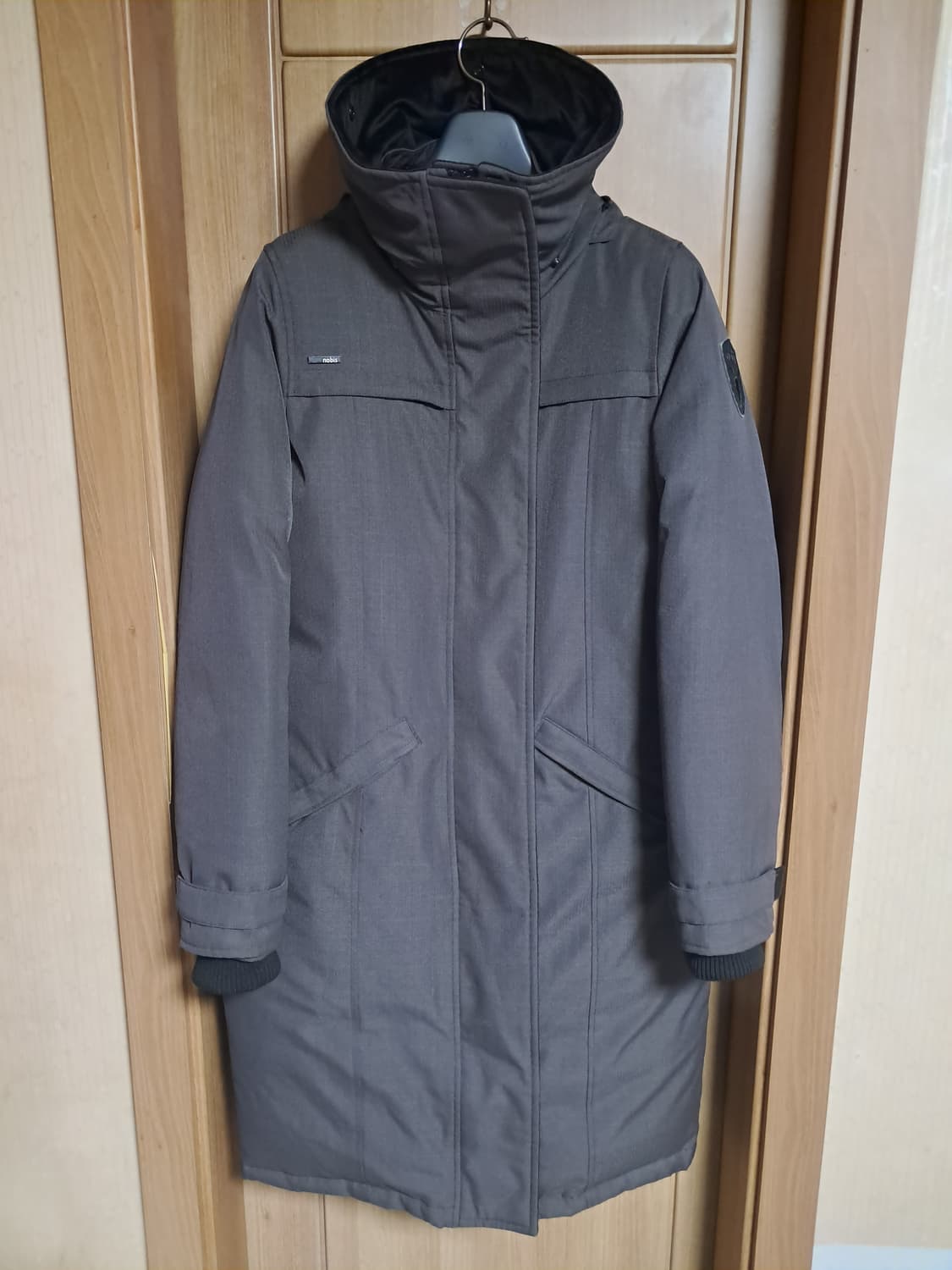 노비스 여성 롱패딩 M 후드분실 상품이미지2