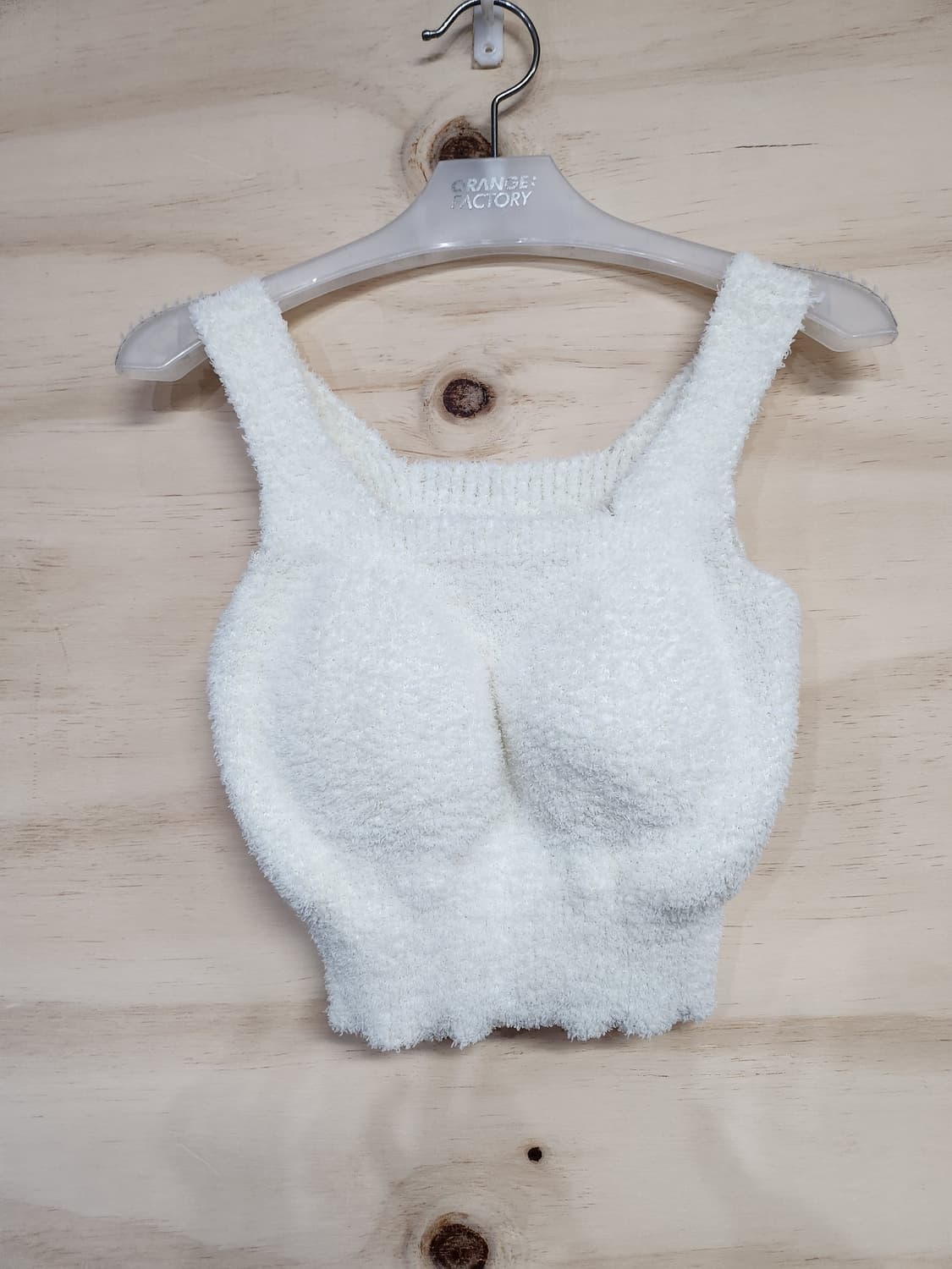 208) 뽀글 캡 크롭나시 상품이미지1