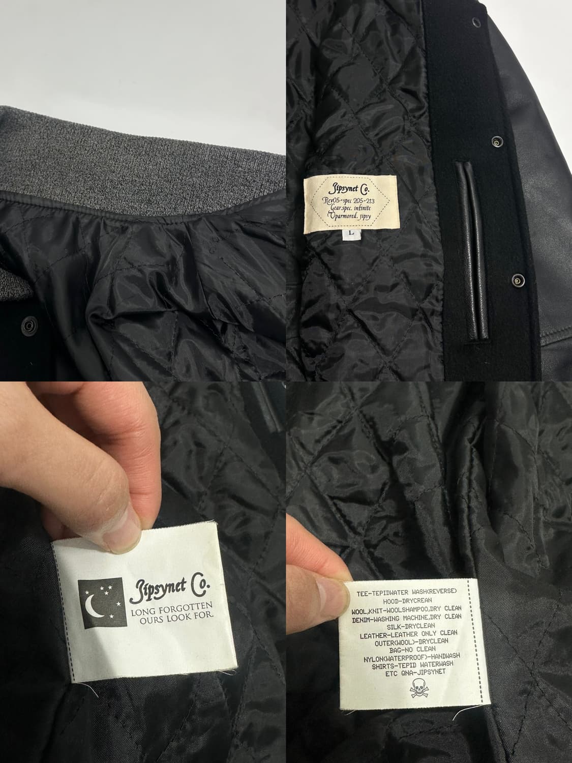 집시 테드 양가죽 블루종 스타디움 자켓 상품이미지10