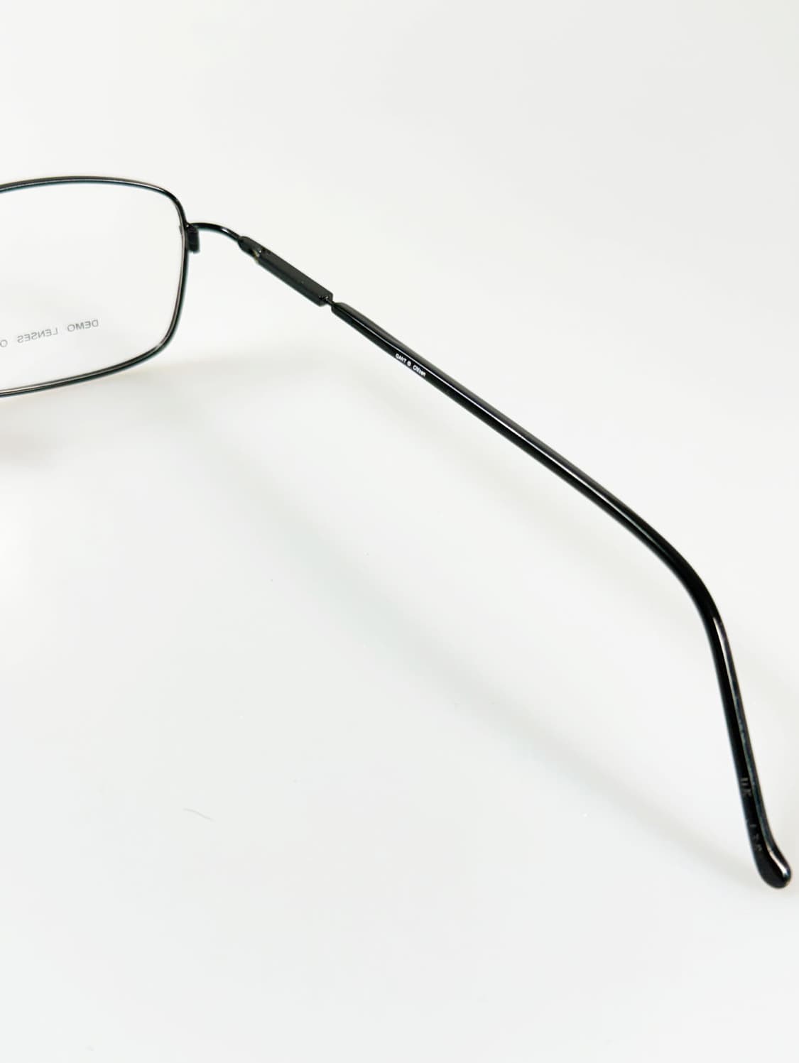 90s GANT 블랙 슬림 스퀘어 메탈 프레임 빈티지 안경 상품이미지6