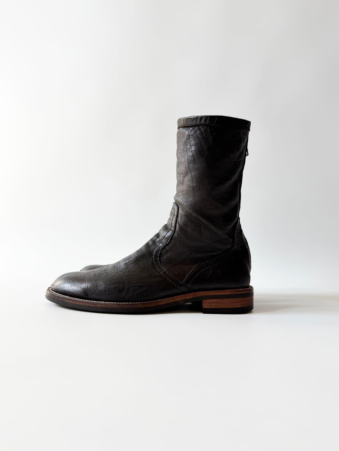 Vintage 빈티지 소프트 레더 부츠 상품이미지5