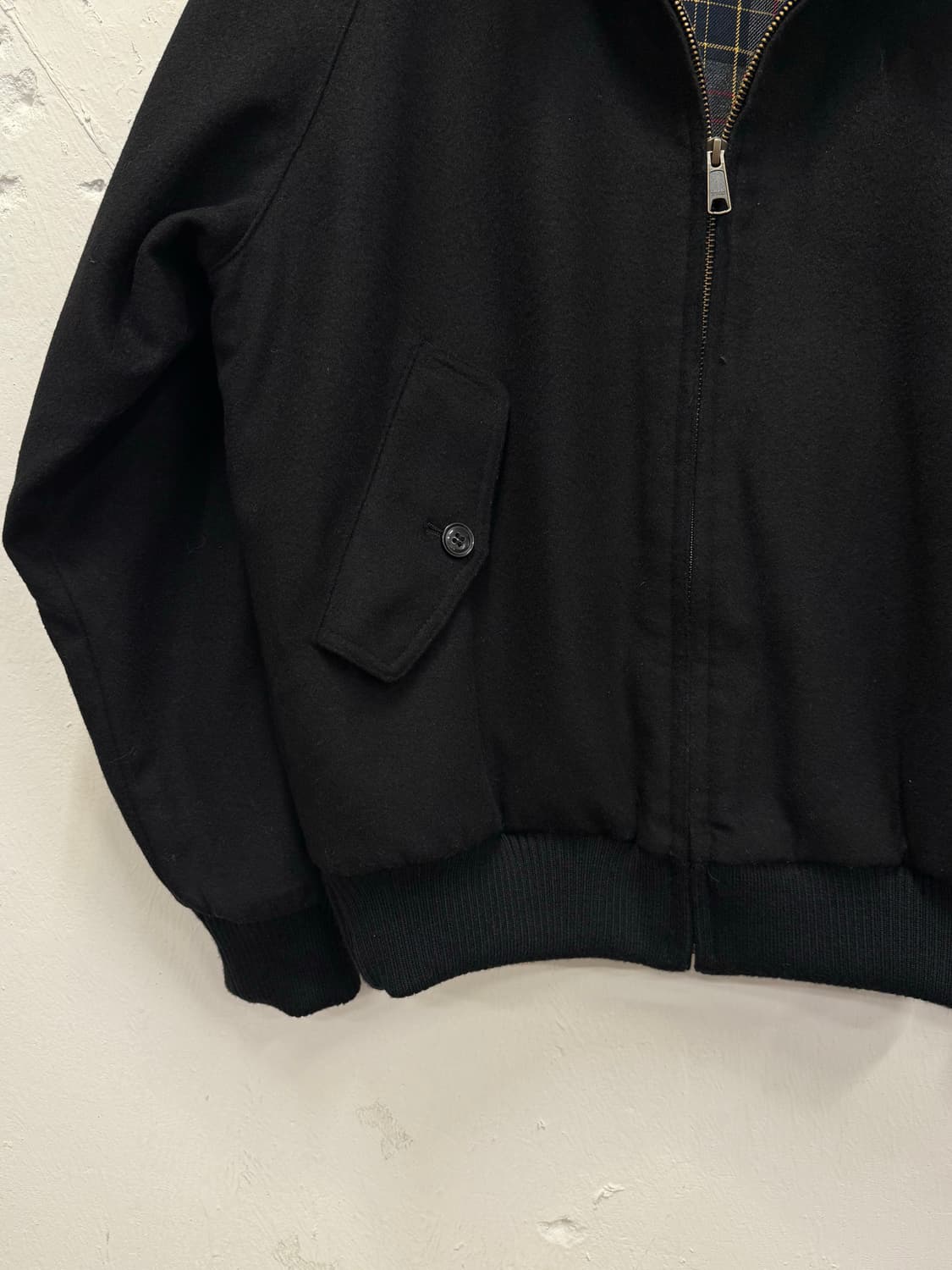 M) HENRY VAL Cashmere Blend Harrington J 상품이미지4