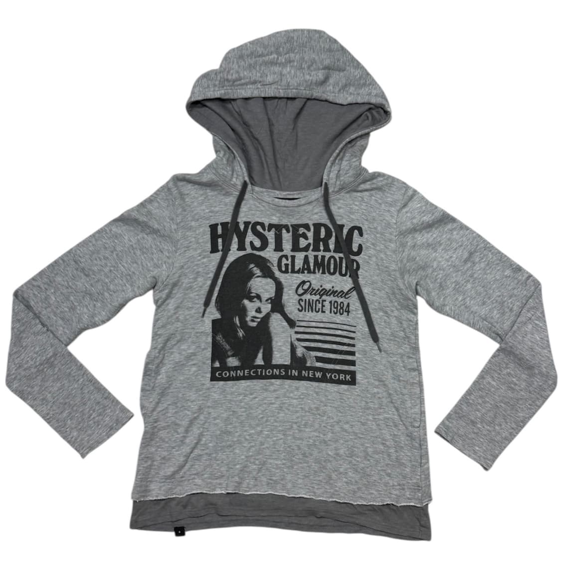 히스테릭 글래머 아카이브 이중 원단 결합 레이어드 후드티  상품이미지1