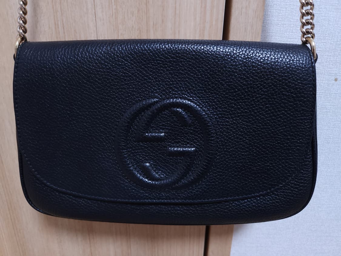 GUCCI 구찌 소호 인터로킹 테슬 체인 크로스백 (모델: 536224) 상품이미지3