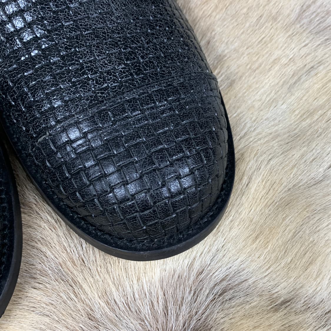 꼼데가르송 옴므 플러스 믹스드 레더 더비 슈즈 상품이미지3