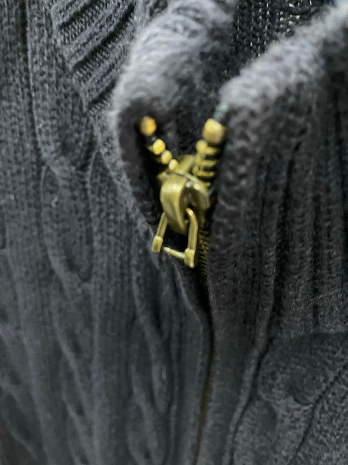 폴로 랄프로렌 네이비 반집업 니트 H2034 상품이미지6