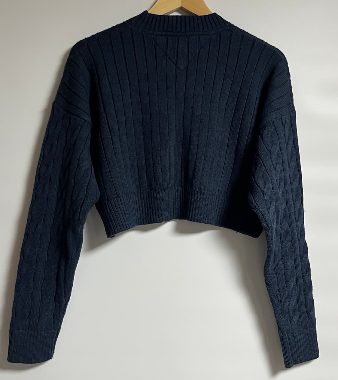타미진스 오버핏 케이블 크롭 니트 스웨터 XS 상품이미지6