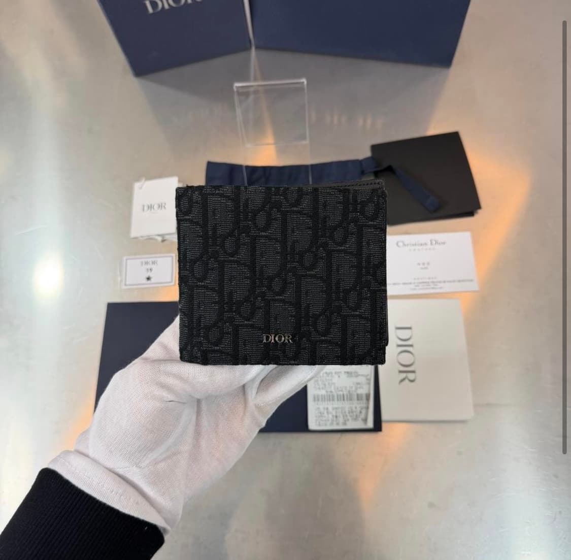 [리오브전포점] 디올 오블리크 자카드 반지갑 상품이미지2