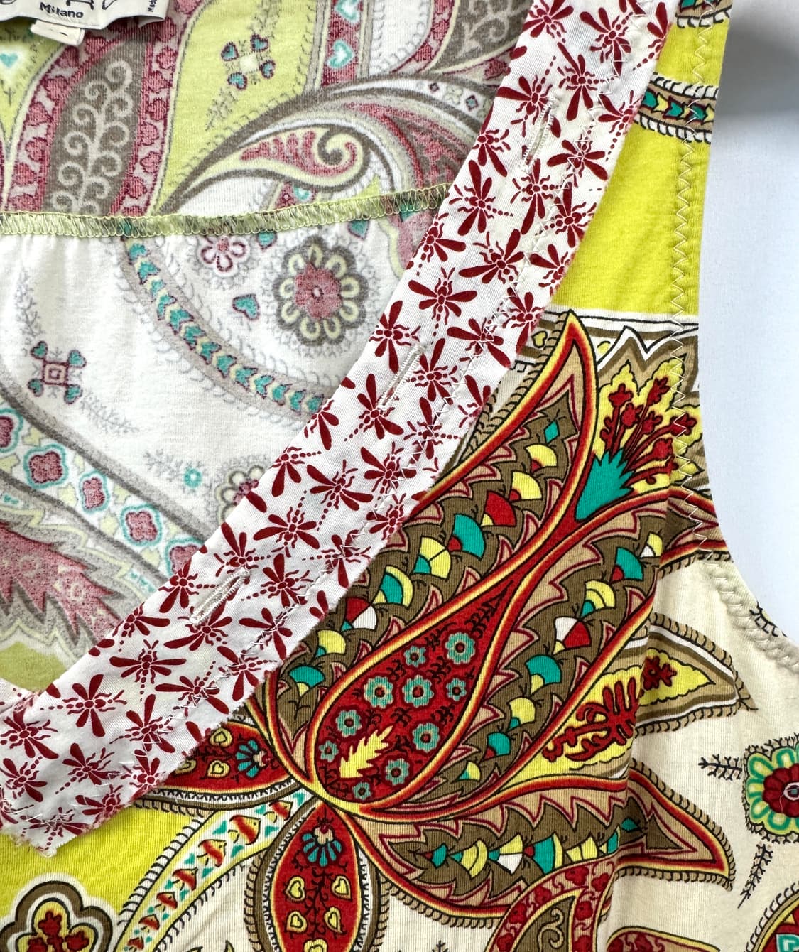 ETRO 에트로 트로피컬 컬러 페이즐리 슬리브리스 나시티 46 상품이미지3