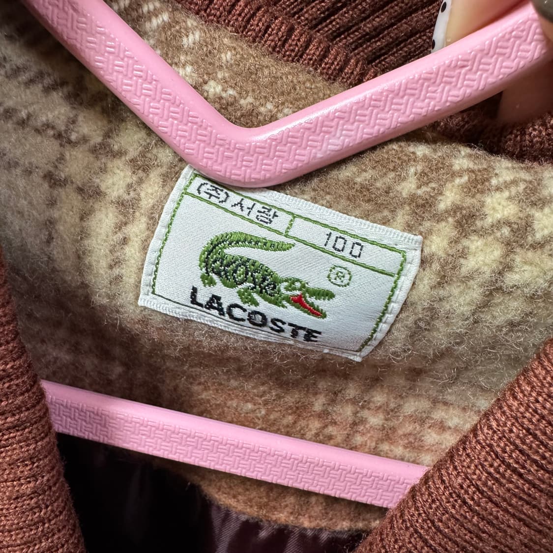 온딧 빈티지 라코스테 봄버자켓 상품이미지4