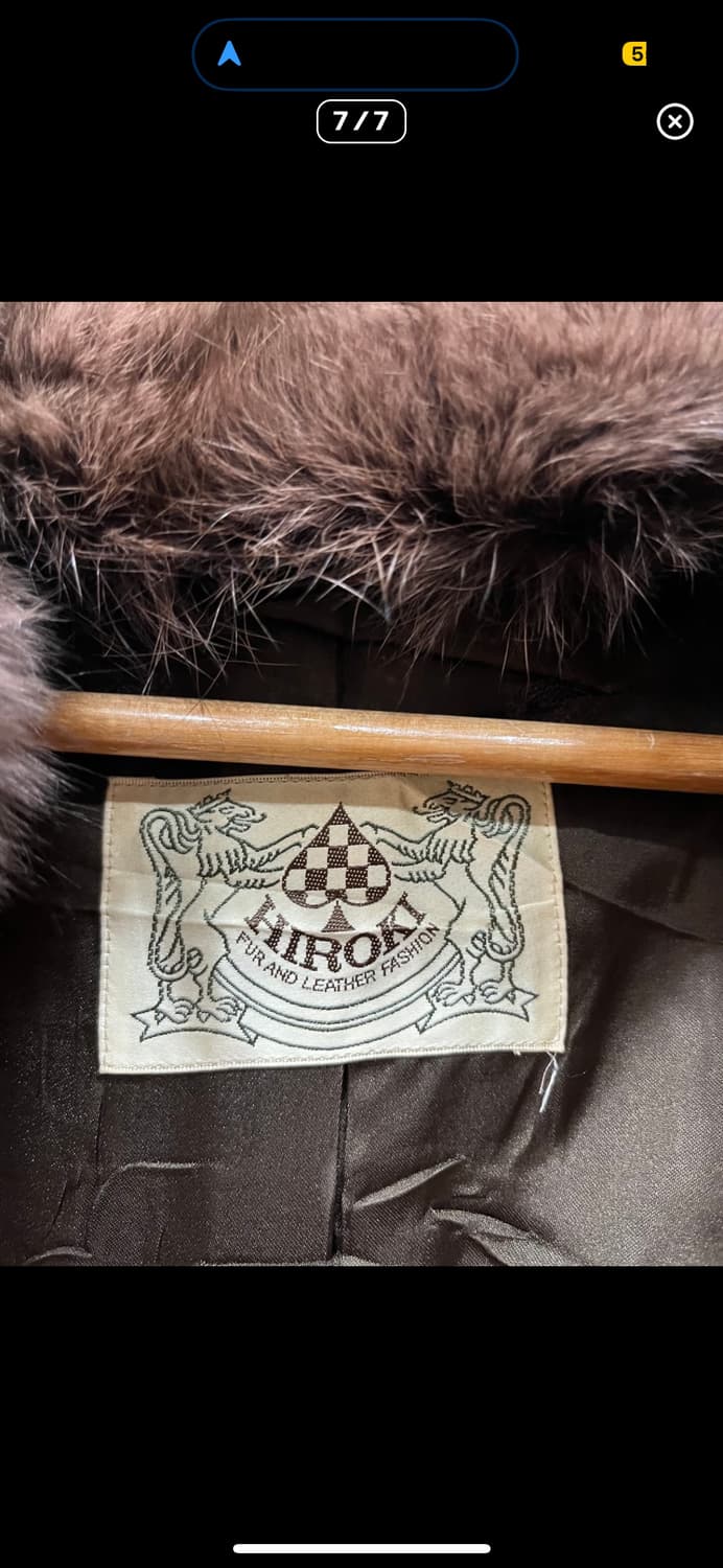 HIROKI 일본 빈티지 리얼 래빗 퍼 자켓 상품이미지5