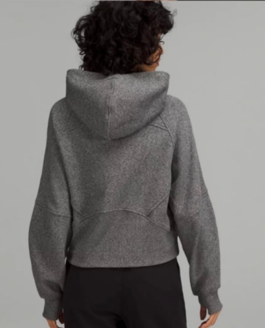 룰루레몬 스쿠바 그레이 후드집업 자켓 풀집업 크롭 후드 상품이미지2