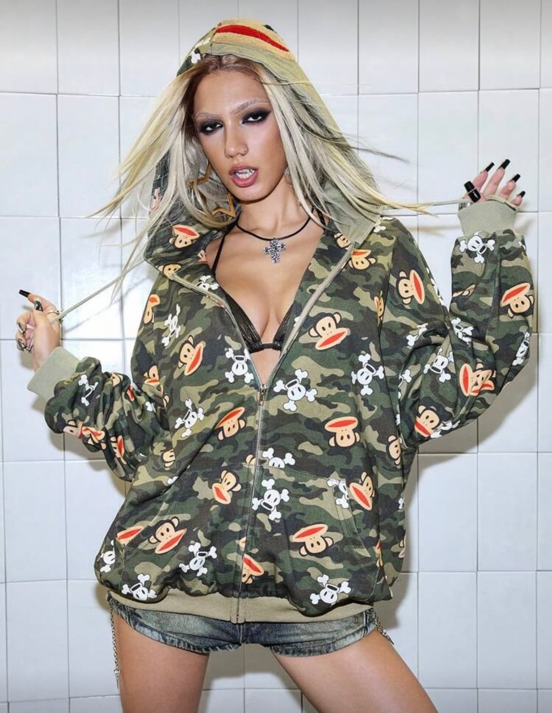 폴프랭크 후드집업 M 상품이미지2