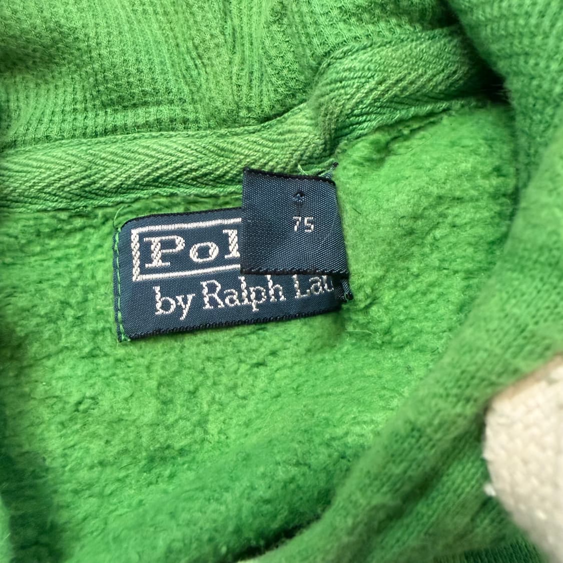 폴로 랄프로렌 코튼 써멀 후드 집업  상품이미지4