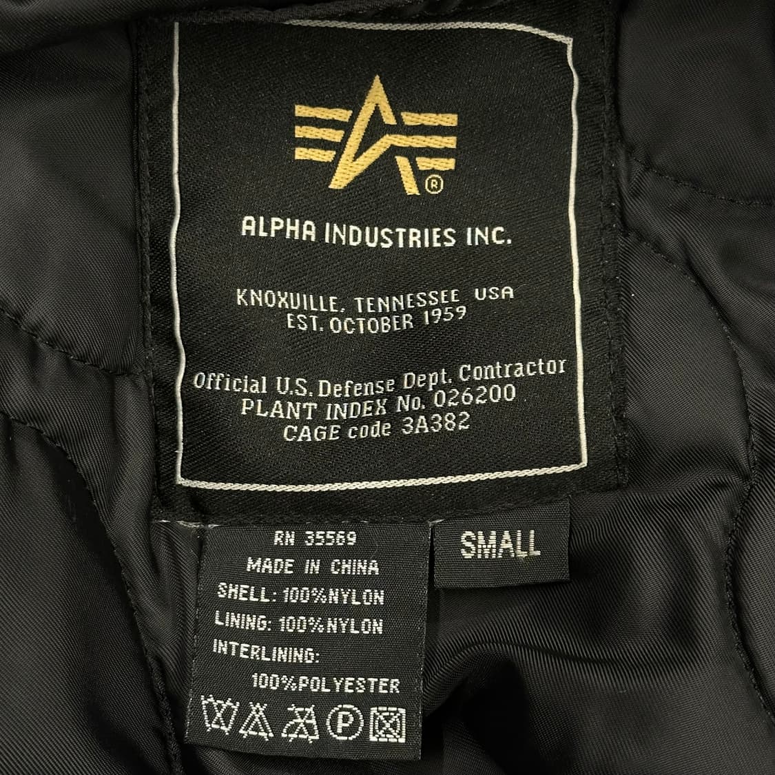 S 알파인더스트리 MA-1 크롭 블랙 항공점퍼  상품이미지4