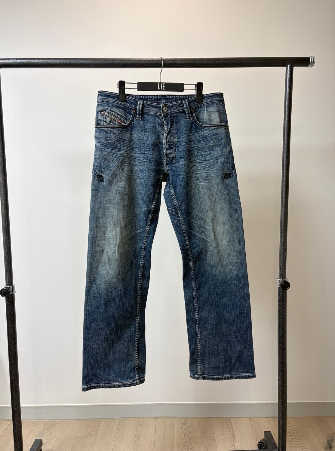 (34) Diesel 디젤 빈티지 워싱 로우라이즈 데님 팬츠 상품이미지1