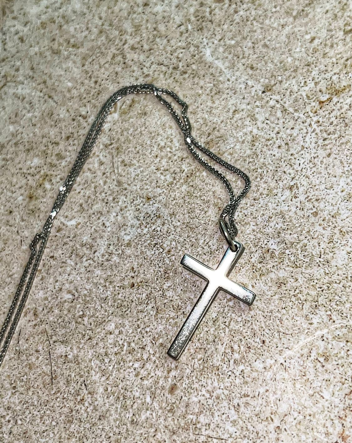 S925 미니 크로스 팬던트 목걸이 상품이미지3