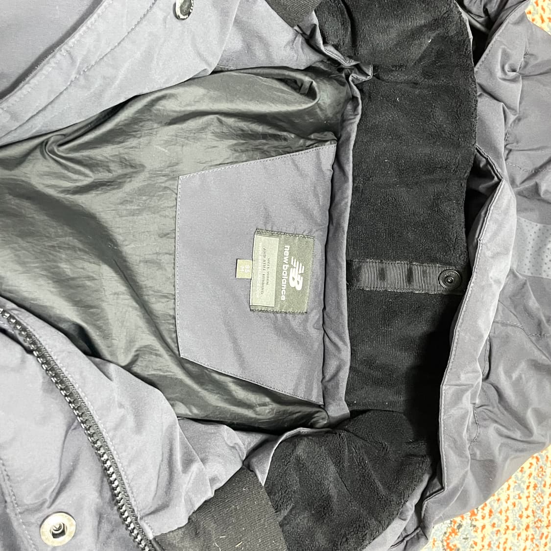 뉴발란스 차콜 덕다운 롱패딩 점퍼 남성M 상품이미지5